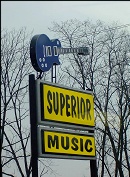 Superior Music - Our New Sign