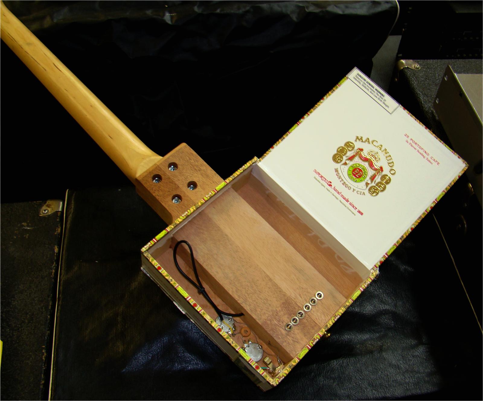 Viewing Gallery For - Electric Cigar Box Guitar