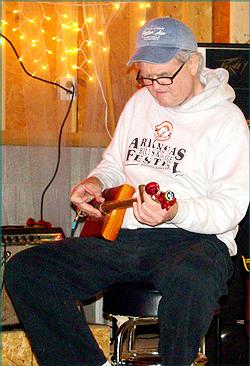 Cigar Box Playing Dude